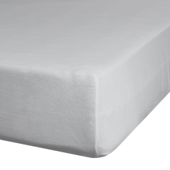Prześcieradło z gumką 90x200cm Jasnoszare