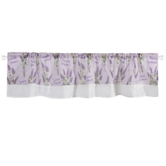 Firana Gotowa 150x30cm FIOLETOWY