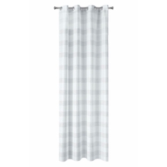 Firana Gotowa 140x250cm Czarny na przelotkach