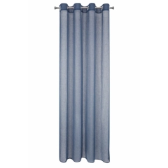Firana Gotowa 140x250cm Granatowy na przelotkach