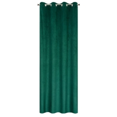 Zasłona Gotowa 140x250cm Zielona na przelotkach