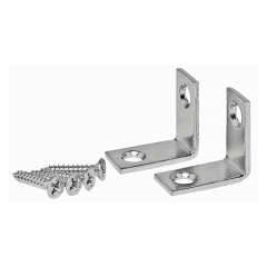 2 Kątowniki Ocynk. Ogniowo, 15x25x25mm, 2mm grubość