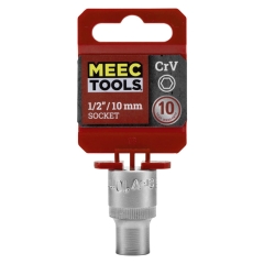 Nasadka 1/2" 10mm Meec Tools - Chromowo-wanadowa