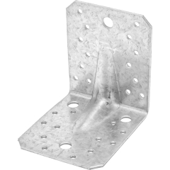 Kątownik 3mm 105x90x105mm, 4xØ11mm, 26xØ5mm