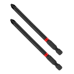 2 szt. Końcówki PH2 100mm S2 Meec Tools