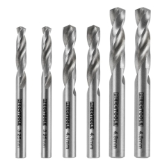 Wiertła do nitów jednostronnych 6 elementów 2xØ3,25 mm, 2xØ4,1 mm, 2xØ4,8 mm 2xØ3,25 mm, 2xØ4,1 mm, 2xØ4,8 mm