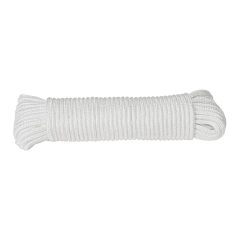 Linka Masztowa 4mm 25m Biała Poliestr