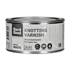 Lakier do sęków 0,3 l, Matte White, 7-9 m²/l