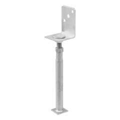 Regulowana podstawa słupa 70x60mm, 4mm grubości