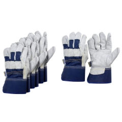 4 Pary Rękawic Roboczych Bluewear 10 EN 388