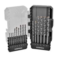 Zestaw wierteł do betonu 15 elementów Ø3-10 mm