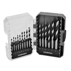 Zestaw wierteł do drewna 15 elementów Ø3-10 mm