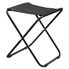 Taboret składany Kayoba, 90kg, czarny