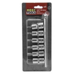 Nasadki do końcówek 6 elementów 1/2" 62 mm