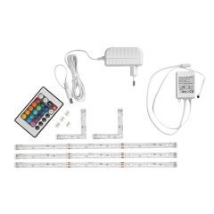 Listwy LED z diodami RGB 3 szt. 3x2,4 W