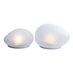 Lampa solarna LED 2 szt. Kamienie, 3 lm, IP44
