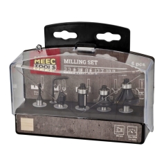 Frezy 5-elementowe Ø8mm Meec Tools