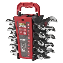 Zestaw kluczy płaskich Stubby 10 elementów 10-19 mm