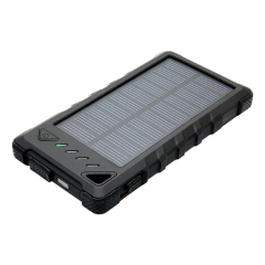 Powerbank z panelem słonecznym 8000 mAh IPX44