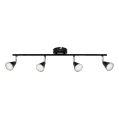 Oprawa LED 14,8W 1280 lm 4x3,7W, 120°, IP20, Czarny