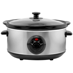 Wolnowar 3,5 l 200 W - Misa Ceramiczna, Szklana Pokrywa