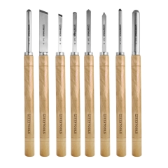 Zestaw noży tokarskich 8 elementów 410 mm