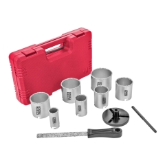 Zestaw wierteł koronowych do płytek 7 elementów 33/43/53/63/67/73/83 mm