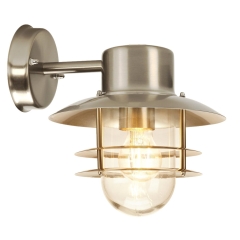 Latarnia ścienna IP44 E27, 22x27x23,5cm, 60W