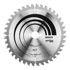 Tarcza tnąca Optiline Wood 250x30x3,2 mm 40T