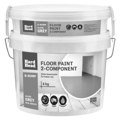 Farba do podłóg 4 kg, Gloss Grey, 8m²/kg, 80 połysk