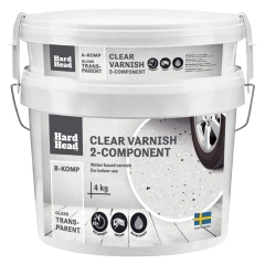 Lakier bezbarwny 2-składnikowy 3 kg - Ochrona skóry/oczu