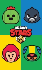BRAWL STARS Ręcznik Mały Ręczniczek do rąk 30x50cm Ręcznik Łazienkowy