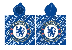Poncho Ręcznik Kąpielowy z kapturem CHELSEA 60x120 Dla Dzieci Basen Plaża