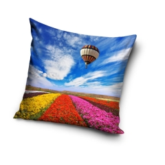 Poszewka na poduszkę Jasiek 40x40 w kwiaty w kwiatki rośliny do sypialni
