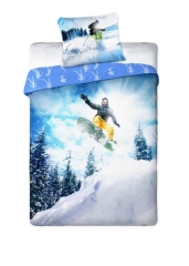 Komplet Pościeli Pościel SNOWBOARD 160x200