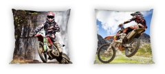 Poszewka na poduszkę 40x40 dla dzieci motocykl motor