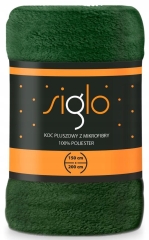 Koc Narzuta Ciepły Kocyk 130X170 Zielony