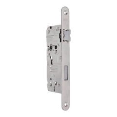 Zamek wpuszczany łazienkowy Yeti 72 x 50 mm prawy biały
