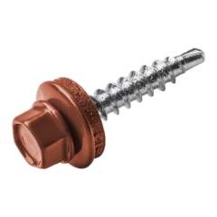 Wkręt samowiercący Diall OD 4,8 x 35 mm brązowy miedziany