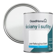 Farba GoodHome Ściany i Sufity biały mat 1 l