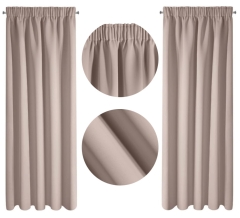 ZASŁONA ZACIEMNIAJĄCA NA TAŚMIE 135X270 PUDROWA