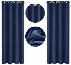Zasłona zaciemniająca welurowa welwet na przelotkach kółkach do zawieszenia