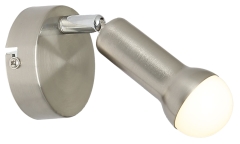 Lampa Kinkiet E14 Satyna Nikiel