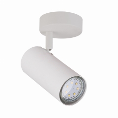Lampa Kinkiet Biały GU10 Klosz Biały