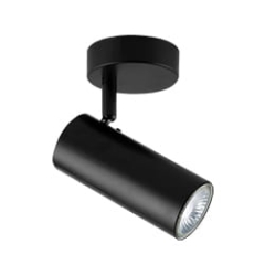 Lampa Kinkiet Czarny GU10 Klosz Czarny
