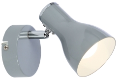 Lampa Kinkiet E14 Szary