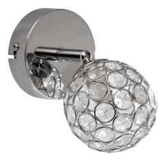 Lampa Kinkiet G9 Chrom Przezroczysta