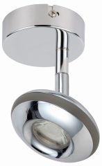 Lampa Kinkiet 6W LED COB GŁÓWKA Chrom