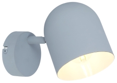 Lampa Kinkiet E27 Szary MAT