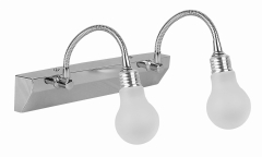 LED Lampa Kinkiet 2W LED Chrom Biały